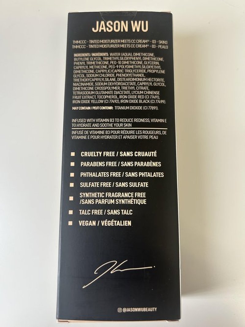 JASON WU TINTED MOISTURIZER MEETS CC CREAM (Skin 3, 30ml)