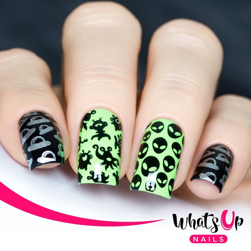 Whats Up Nails - Galaxy Plates 2 Pack (B011, B068) for Nail Art Design