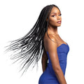 Sensationnel Ruwa prestretched braiding hair - 3x 54 inch water repellent kanekalon fast dry synthetic sports itch free (1 pack, 4 MEDBROWN)