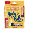 Burt's Bees Lip Balm Pack - Natural Beeswax Treatment with Wild Cherry, Watermelon & Vanilla Bean | 4 Tubes, 0.15 oz Each