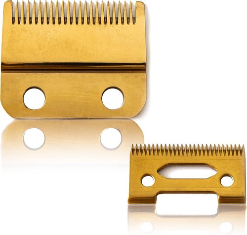 Fagaci Mastery Clipper Blades - Premium Gold Replacement Set for Precision Cutting