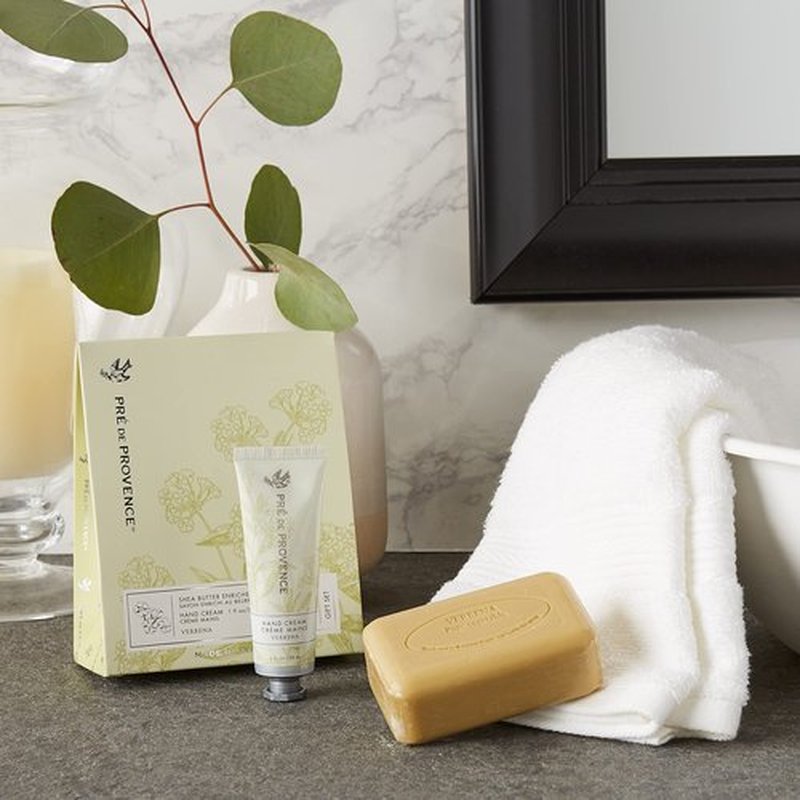 Pre de Provence Gift Set Collection 150 Gram Soap Bar & 1 fl oz Hand Cream, Verbena