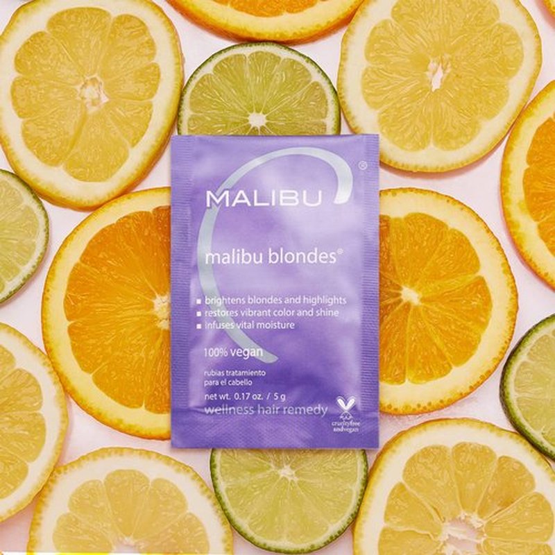 Malibu C Blondes Wellness Remedy - Restore Vibrance & Shine for Bleached or Highlighted Blonde Hair with Vitamin C