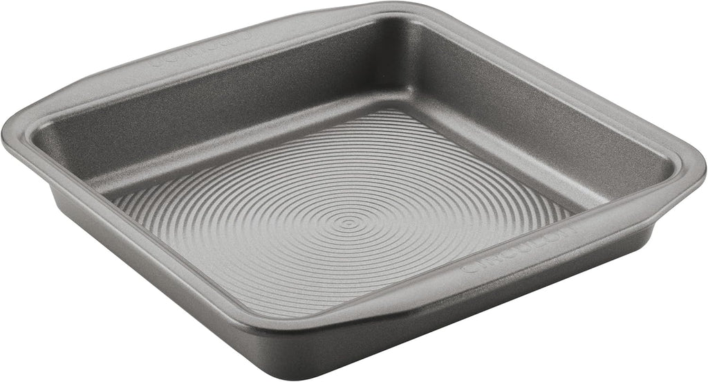 Circulon Nonstick Baking Pan | 9-Inch Square Cake Pan in Gray - Durable & Easy to Clean