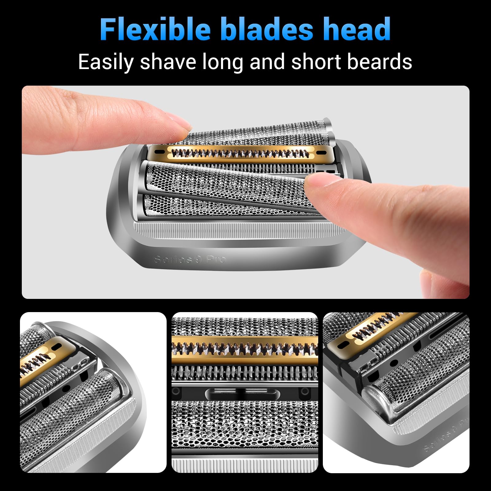 94M Series 9 Shaver Replacement Head,Compatible with S9 Sport Electric Razors 290cc,9291cc,9370cc,9376cc,9293s,9385cc,9390cc,9330s,9296cc