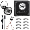 WITIFIG 2025 Magnetic Eyelashes 4 Pairs Kit 3D Natural Reusable Lashes with Applicator, No Glue Eyeliner Needed, Waterproof & Hypoallergenic False Eyelashes for Daily/Party/Wedding (1)