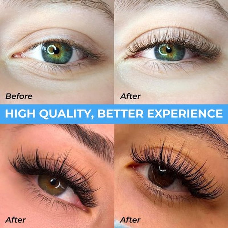 TEGAN LASH 500 Wispy Premade Fans Eyelash Extensions, Handmade Volume Lashes, From 5D-9D, 0.05/0.07 Thickness, C/CC/D Curl, 9-15mm Length, Thin Base, Soft, Long-Lasting, Easy to Apply (5D-0.07-CC-13)