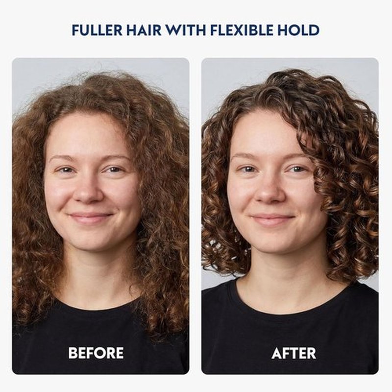 No Nothing Strong Mousse - Fragrance-Free Volumizing Mousse for Fine Curly Hair | Strong Hold, 6.8 oz