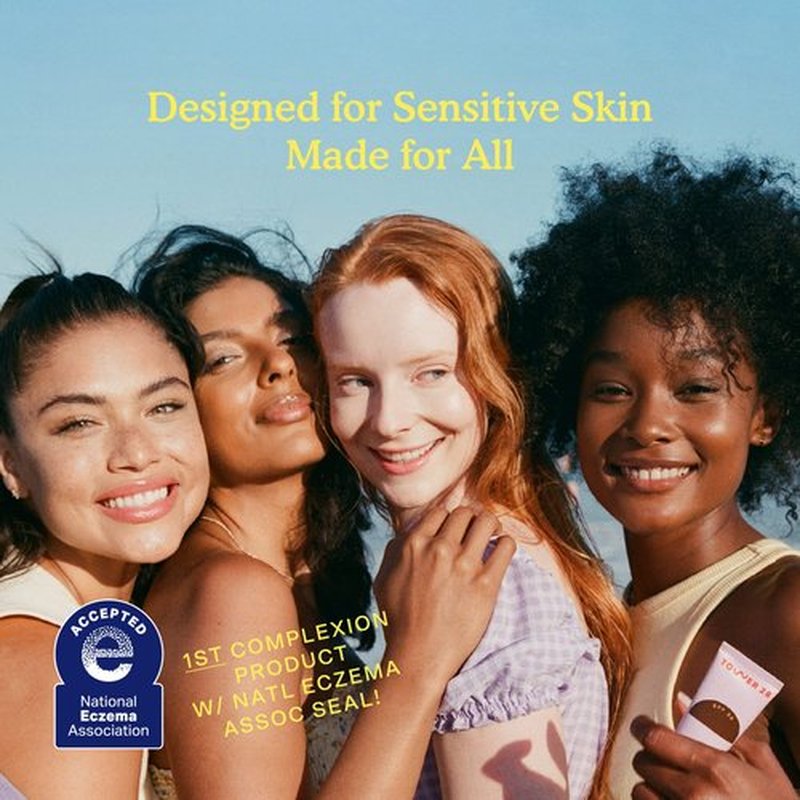Tower 28 SunnyDays SPF 30 Tinted Moisturizer - 2-in-1 Buildable Coverage Foundation + Mineral Sunscreen for Face - Zinc Oxide, Aloe & Prickly Pear for Sensitive Skin - 35 Medium/Neutral (1 oz)