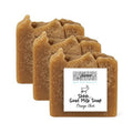 HushHush Farm Organic Goat Milk Soap Bar for Face & Body | Handmade with Shea Butter & Essential Oils, Moisturizing Vitamin-Rich Natural Soap for Sensitive Skin | Orange Clove 3 Pack