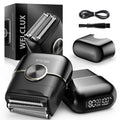 Electric Foil Shaver for Men: Portable Electric Razor for Beard/Face - 4 Floating Blade LED Display USB-C Fast Rechargeable - IPX7 Waterproof for Travel & Home