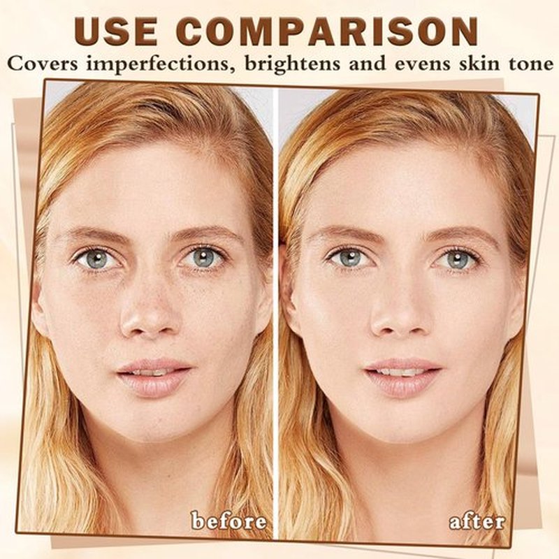 LZXLUKGIR Air Brush Makeup Foundation,Magic Minerals Airbrush Foundation Makeup,Silk Flawless,Buildable Coverage,Moisturizing Formula for Smooth Radiant Skin (01 Natural/Warm Porcelain)