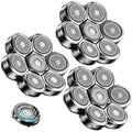 7 Head Shaver Replacement Heads for Bald Men For Freebird,
