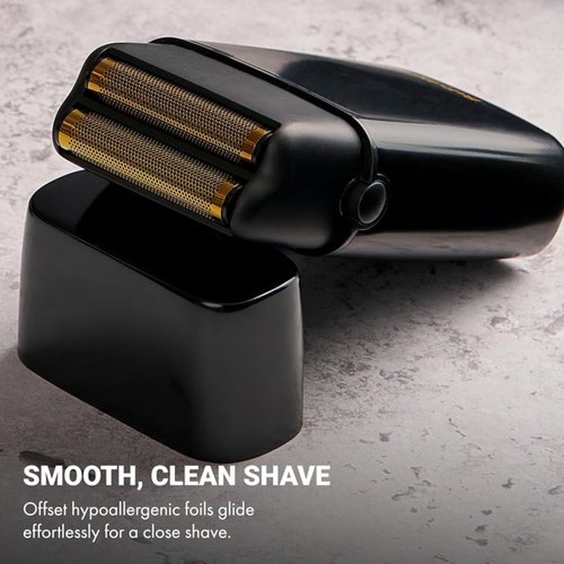 BaBylissPRO METALFX Double Foil Shaver - Portable Cordless Electric Razor for Close Shaving