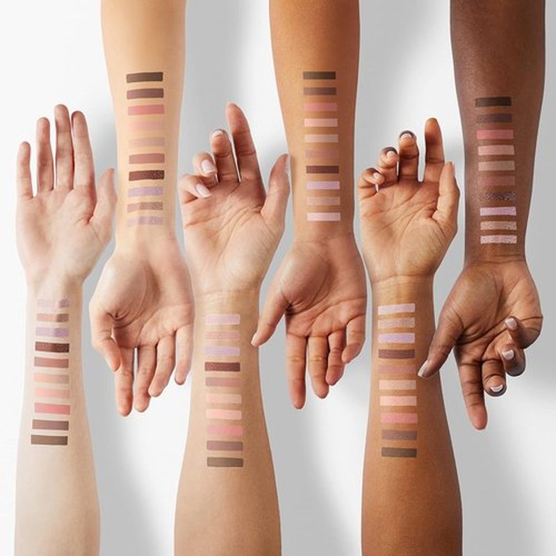 Erinde 10 Colors Eyeshadow Palette - Ultra-Blendable Matte & Shimmer Eye Shadow | High Pigment Rose Pink with Brush