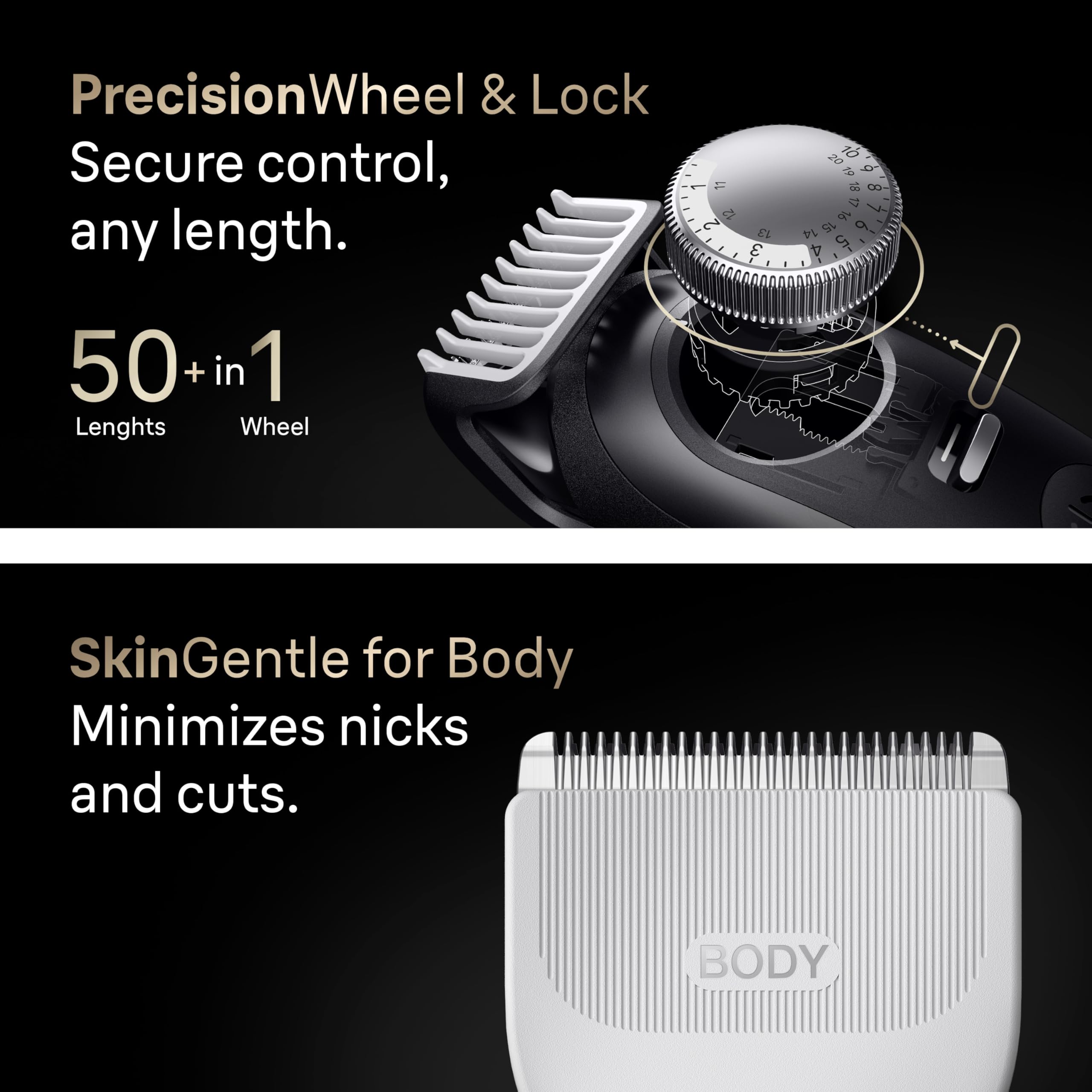 Braun Series 9 PRO All-in-One Beard & Body Grooming Kit for Men, Cordless Trimmer, Hair Clippers & Shaver for Face, Hair & Body with Gillette Labs Razor, AIO 9555
