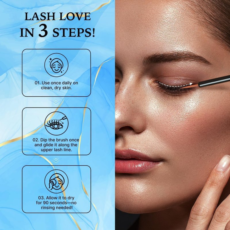 VieBeauti Eyelash Growth Serum 5mL - Nourishing Formula for Longer, Fuller Lashes | Vegan & Cruelty-Free