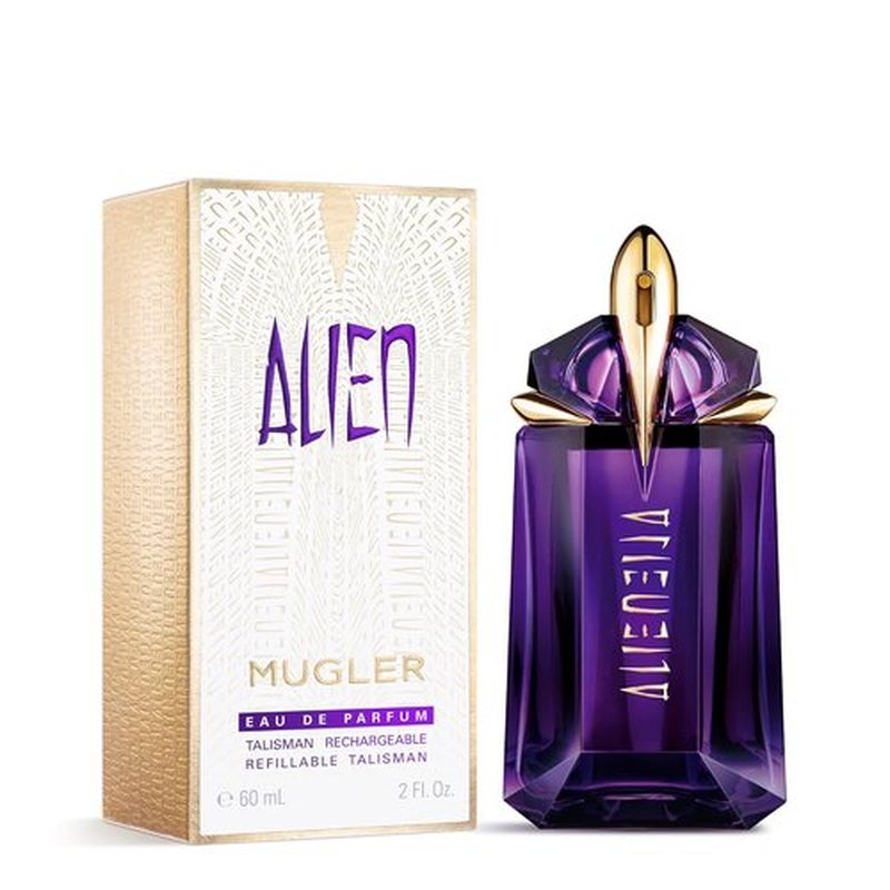 MUGLER Alien Eau de Parfum | Women's Floral & Woody Perfume with Jasmine, Wood, Amber - Long Lasting