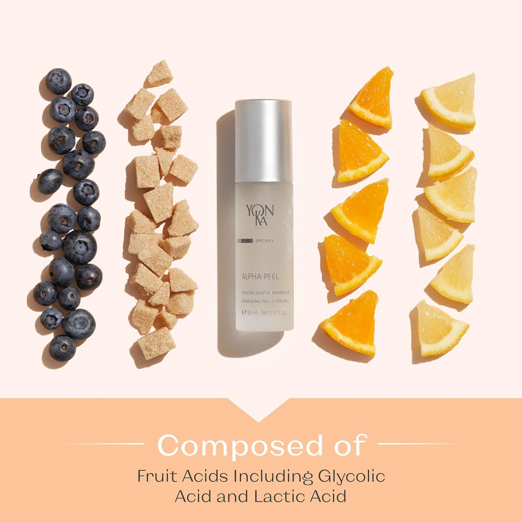 Yon-Ka Alpha Peel Concentrate - Anti-Aging Night Peel for Fine Lines & Wrinkles | Paraben-Free | 1.01 fl oz