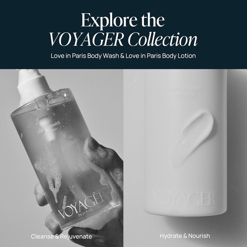 VOYAGER Love In Paris Body Lotion - Nourishing Hydration | 10.14 Fl. Oz. (300ml)