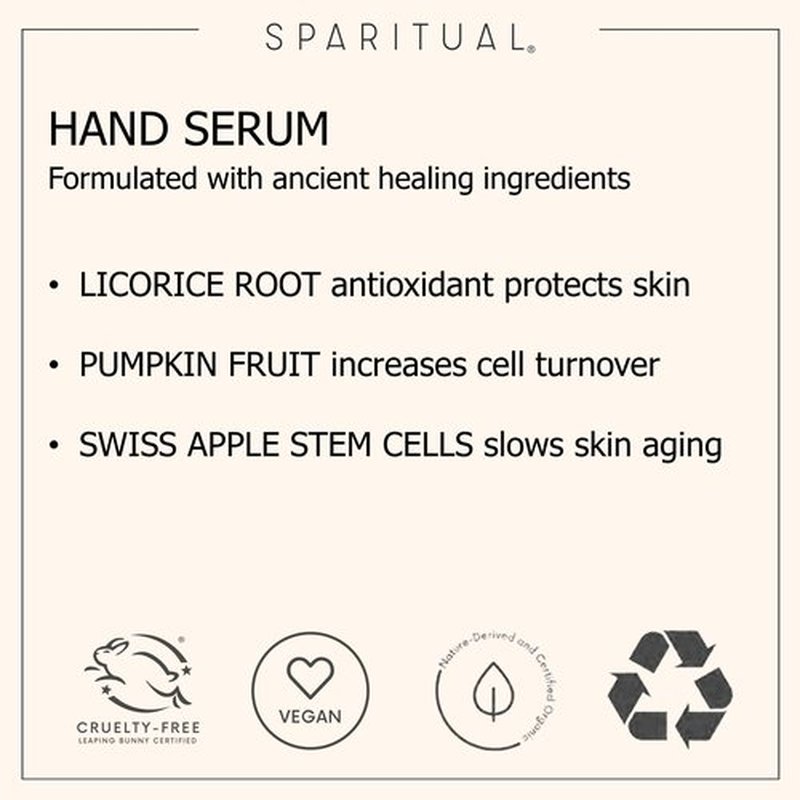 SPARITUAL Citrus Cardamom Vegan Hand Serum | 1oz