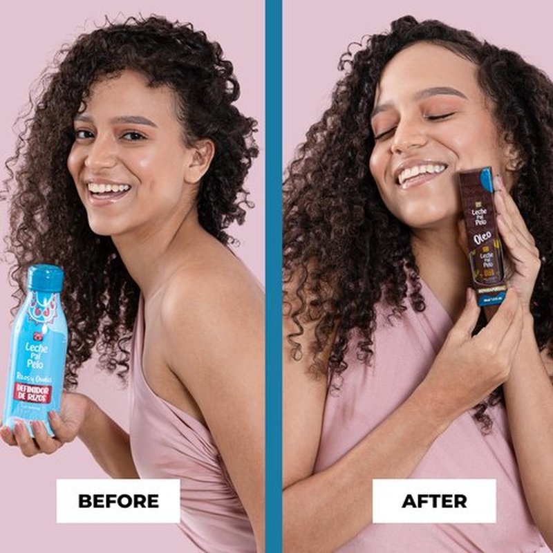 Leche Pal Pelo Curly and Wavy - Curl Definer - Styling Cream with Jojoba Oil, Aloe Vera - Hair Cream for Curly and Wavy Hair - Paraben Free - 14.9 oz