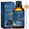 BURIBURI Rose Essential Oil 100ML Gifts Set 100% Pure Natural Undiluted Aromatherapy Rose Oil 3.38fl.oz for Soap, Candle Making, Massage, Diffuser, Humidifier