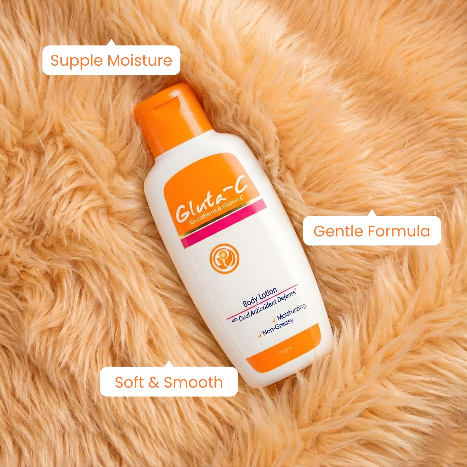 Glutathione & Vitamin C Hydrating Body Lotion with Antioxidants for Skin Rejuvenation & Moisture Lock 300ml