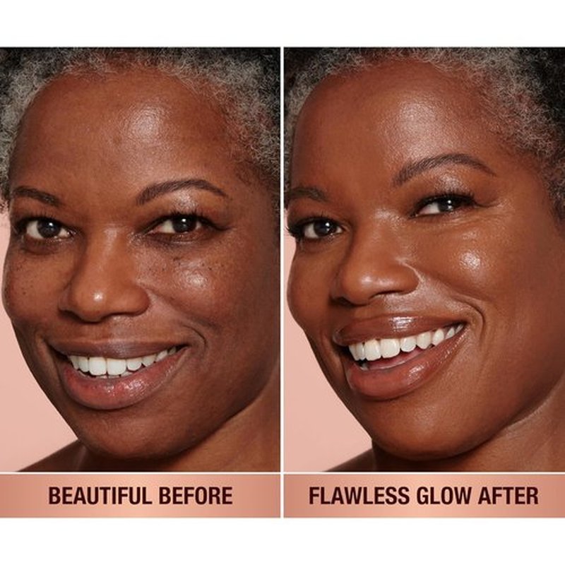 Charlotte Tilbury Hollywood Flawless Filter - Multi-Use Makeup Primer & Illuminating Highlighter - Sheer Coverage, Smooths Skin