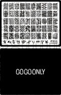 Gogoonly Nail Art Stamp Plate Collection St. Holly - Huge Size Stamping Image Plates Manicure Nail Designs DIY - BH000574