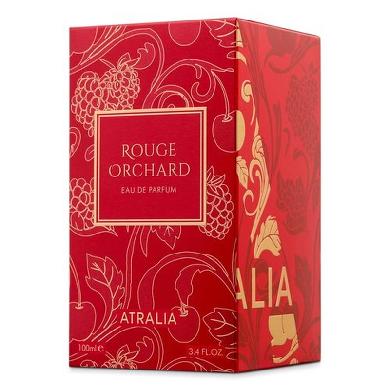 Atralia Rouge Orchard Eau de Parfum 100ml - Long-Lasting Fruity Floral Perfume for Women with Raspberry, Rose & Vanilla