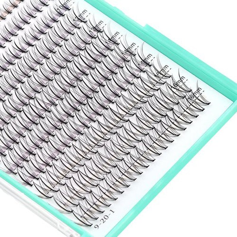 Bodermincer Bodemrincer 20 Root Thickness 0.07mm C Curl 8-10-12-14-16mm MIX 7D/10/12/20/30/40/50/60D 3D Individual Eyelashes Extension Soft Black Fake False Eye Lashes Tools (7D 8-10-12-14-16mm MIX)