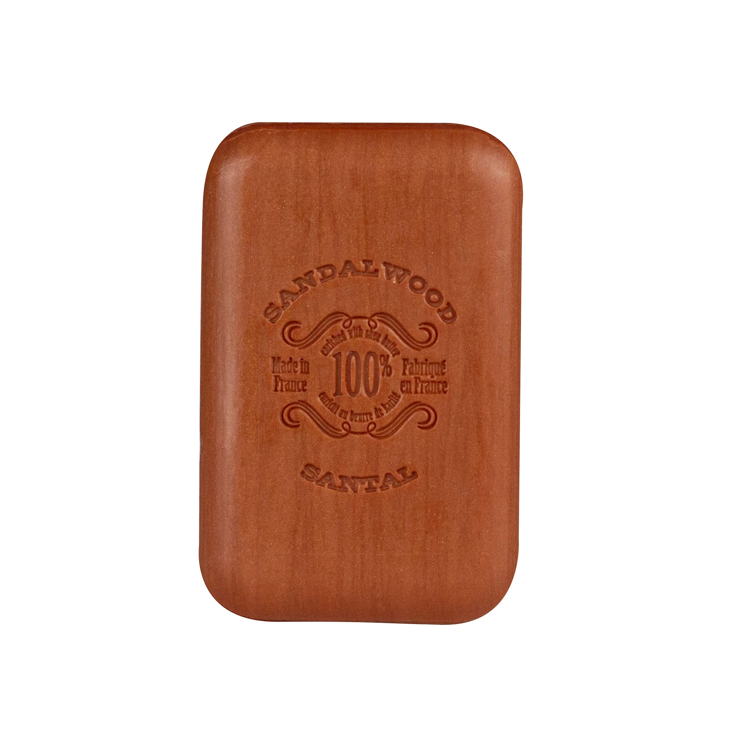 La Chatelaine Unisex, Men, Women Bar Soap| Natural and Organic |Triple Milled | Made in France | Large (Sandalwood)