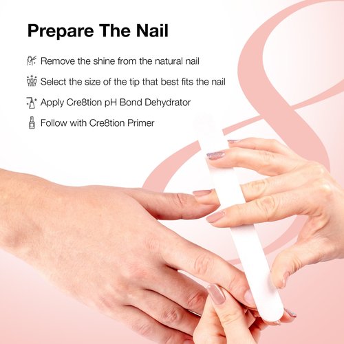 Cre8tion Extension Gel Top Coat, Quick-Dry, High-Gloss Finish for Gel Nail Enhancements, 0.5 Fl Oz