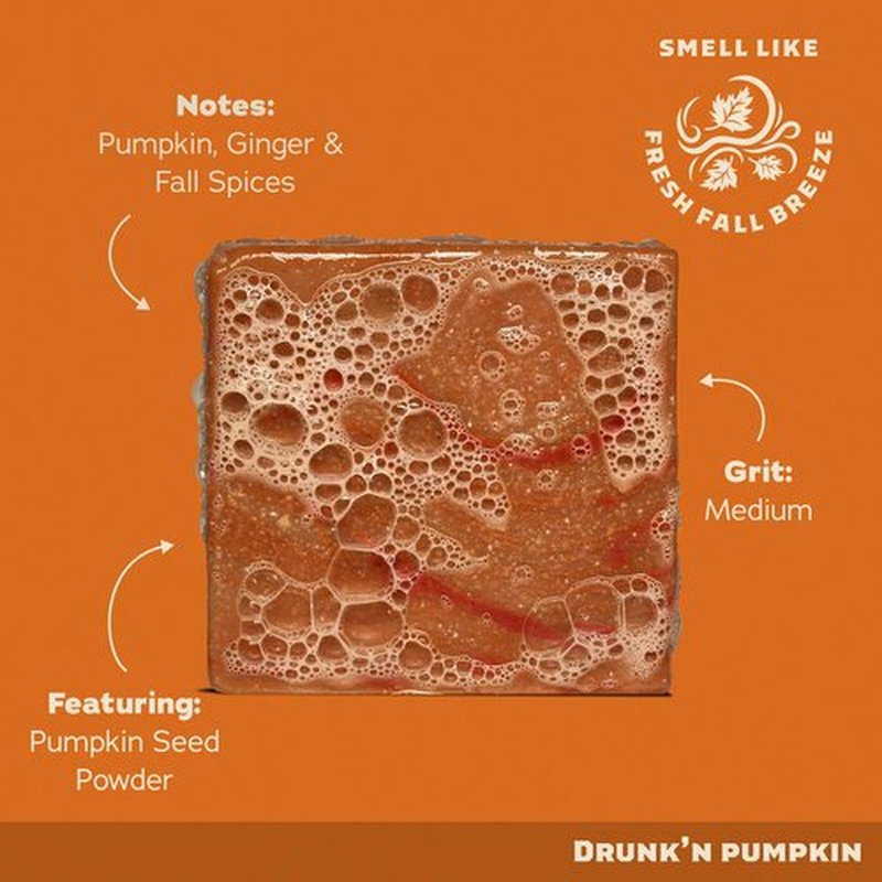 Dr. Squatch Fall Collection - Natural 3 Soap Gift Set - Cold Process Soap with No Harsh Chemicals - Drunk'n Pumpkin, Spiked Cider, Flannel Forest (3 Pack)