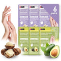 Innerest Original Derma Beauty Hand Mask 6 Pairs Moisture-Shea Butter + Avocado Hand Moisturizing Hand Care (Assort #2) Nail Care Essential, Soothing Gloves, Repair Gloves, Intense Hydration