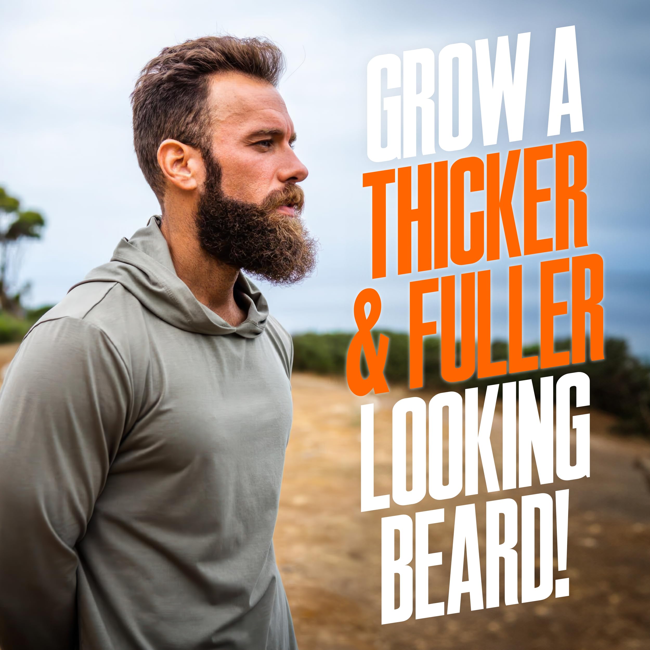 Wild Willies Beard Growth Dual Threat: Serum & Gummies for Men - Biotin, Caffeine & Essential Growth Oil for Fuller, Thicker Facial Hair