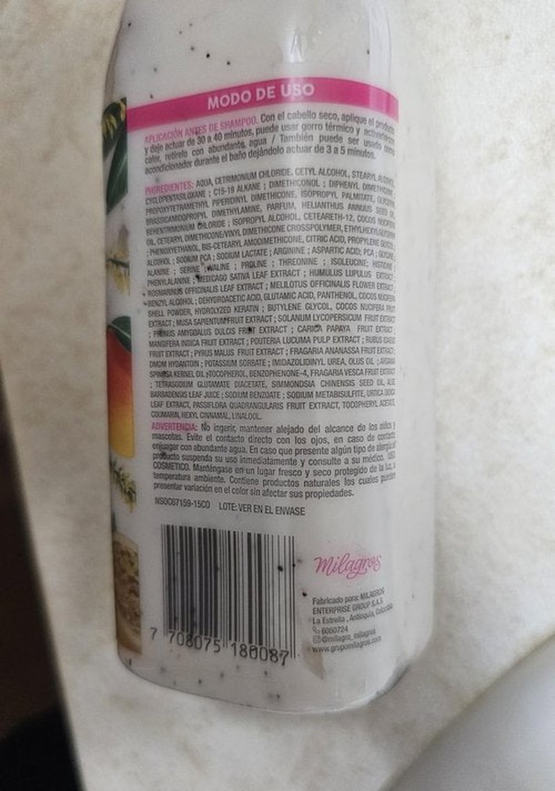 MILAGROS Tratamiento Biorepolarizador Capilar & Tratamiento Capilar Rescate Instantáneo - KIT Reparacion Intensiva Para Cabello Muy Dañados - Tratamiento Colombiano Milagros