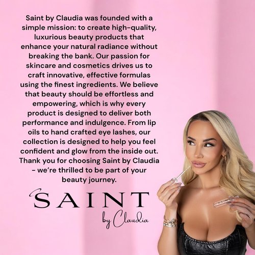 Saint by Claudia Faux Mink Natural Everyday Use Eyelashes, Cat Eye Lashes, Individual Lashes, Reusable up to 15x, "Verified" Eye Lash