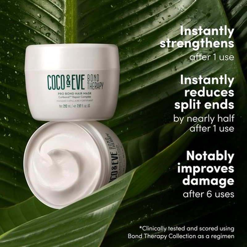Coco & Eve Bond Therapy Pro Bond Hair Mask - Strengthening Treatment with Cutibond™ Repair Complex | 7.17 fl oz