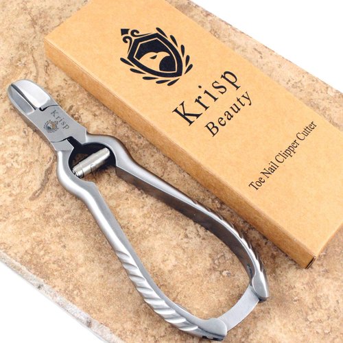 Professional Toenail Clippers for Thick Toe Nails - Heavy Duty Medical Grade Podiatry Stainless Steel Nail Clippers Cutter Trimmer Toenail Scissors for Men Seniors Podiatrist Tools (Silver, 6.25 Inch)