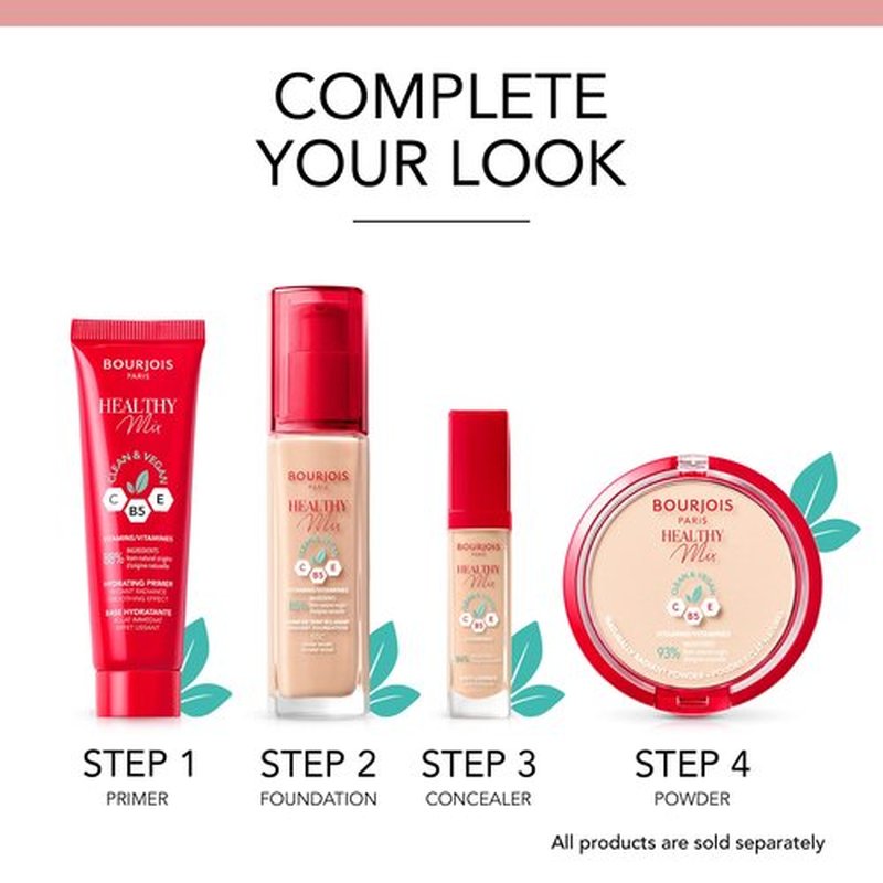 Bourjois Healthy Mix Clean & Vegan Foundation - 55N Deep Beige