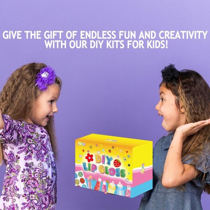 Jcoos Lip Gloss Making Kit, 73PCS Fun Make Your Own Lip Gloss Kit Kids, Beginner, Lipgloss Sets for Girls, DIY Lipstick Set, Moisturizing Lip Oil Base, Gifts for Tween Girls, Teens, Daughters, Women
