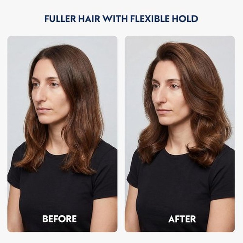 No Nothing Strong Mousse - Fragrance-Free Volumizing Mousse for Fine Curly Hair | Strong Hold & Lightweight, 6.8 oz