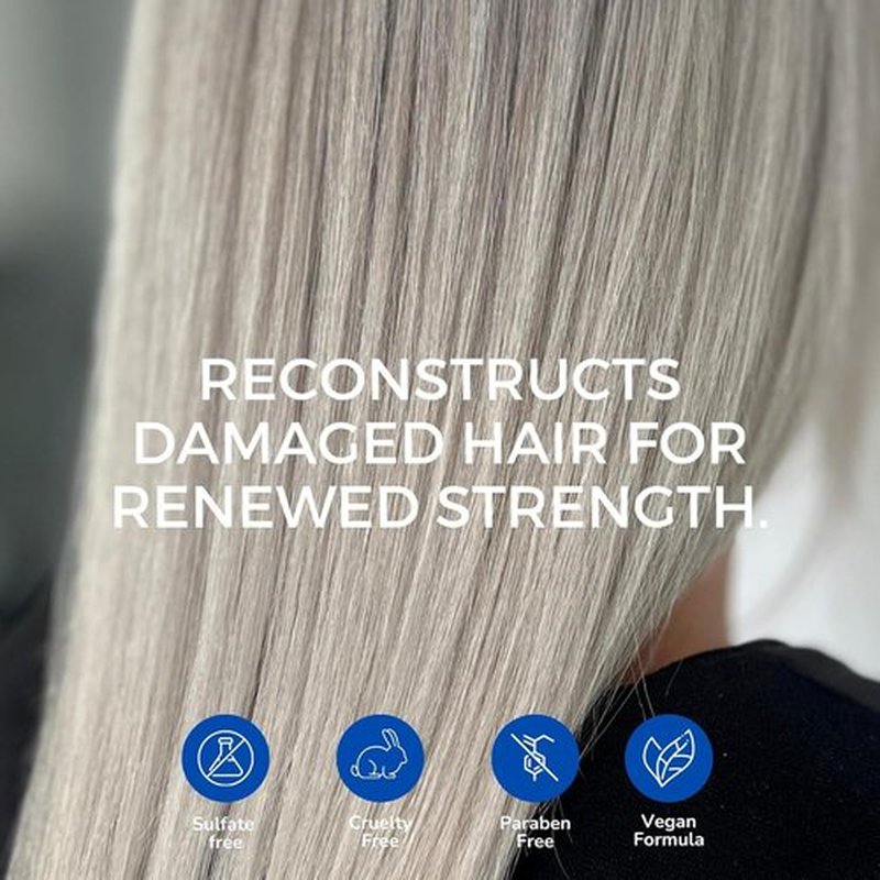 KERAZON Blonde Brazilian Hair BTX Treatment - Purple Mask for Platinum Effect & Deep Hydration, 250ml