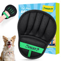 2026 Thickened Electrostatic Pet Hair Removal Gloves (2 Pcs) - Reusable Strong Grooming Gloves for Cats & Dogs, Hair Remover Gloves for Couch, Furniture, Carpet, Car Seats & Clothing Purple (Black)