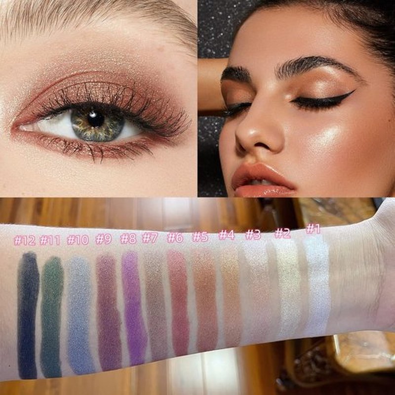 Skiennix Cream Eyeshadow Stick - Long-Lasting, Crease-Proof Formula | Orchid Shimmer Finish