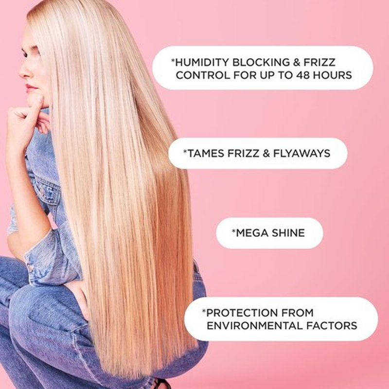 Cake Beauty Anti-Frizz Shine Spray - Blocks Humidity for Smooth, Shiny Hair - 4.2 Oz