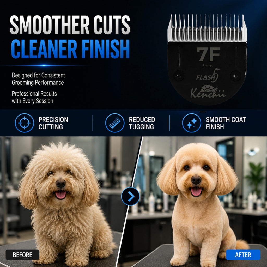 Kenchii Flash 5 Clipper Blade (KEFB5-7F) Only Compatible with Limited Edition Flash 5 Clipper