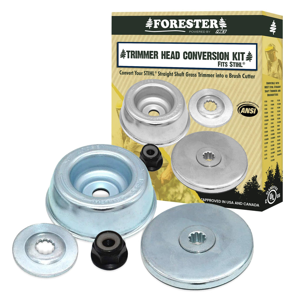 FORESTER Trimmer Head Conversion Kit Compatible with Most Stihl Straight Shaft Trimmers and Brushcutters